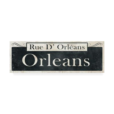 Trademark Fine Art French Quarter Sign II by Wild Apple Portfolio, 6x19