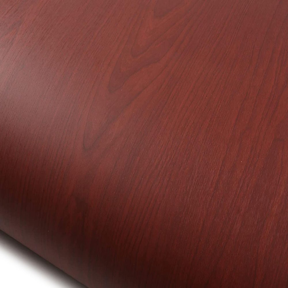 ROSEROSA Peel and Stick Faux Cherry Wood Architectural Film Self-Adhesive Vinyl Film Wallpaper Door Wrap Counter Top Border Mirror Molding Trim WD624