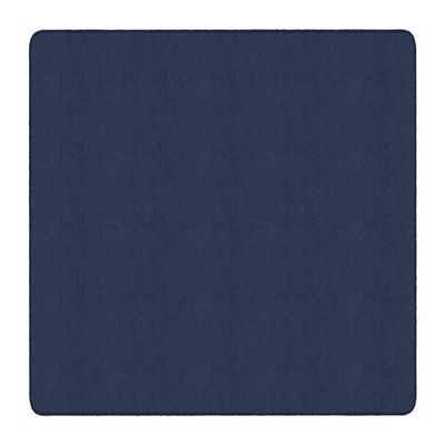 Flagship Carpet 6' x 9' Kids Nylon Ameristrong School Classroom Rug, Navy - Rectangle