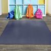 Flagship Carpet 6' x 9' Kids Nylon Ameristrong School Classroom Rug, Navy - Rectangle view 3