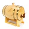 5L Oak Aging Barrels Whiskey Barrel Dispenser Wine Bucket for Storage Wine & Spirits & Whisky (with baked oak chips) view 1