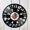 artVoloshka Red Hot Chilli Peppers - Wall Clock Made of Vinyl Record - Decor Original Design - Great Gifts idea for Birthday, Wedding, Anniversary, Women, Men, Friends, Girlfriend Boyfriend and Teens view 1