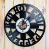 artVoloshka Red Hot Chilli Peppers - Wall Clock Made of Vinyl Record - Decor Original Design - Great Gifts idea for Birthday, Wedding, Anniversary, Women, Men, Friends, Girlfriend Boyfriend and Teens view 3