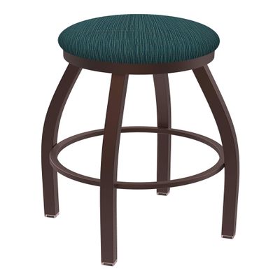 802 Misha 30" Swivel Bar Stool with Bronze Finish and Graph Tidal Seat