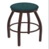 802 Misha 30" Swivel Bar Stool with Bronze Finish and Graph Tidal Seat view 1