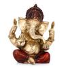 Blessing Brass Ganesh Idol Elephant Hindu God Ganesha Sculpture -Ganpati Handmade Statues view 1
