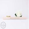 Blush Pink Wedding Guest Book Personalized Monogram Guestbook, Wedding Sign-In Registry Book for Signatures and Wishes - Hardcover (10x8 inches) view 2