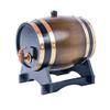 5L Oak Aging Barrels Whiskey Barrel Dispenser Wine Bucket No Leak for Storage Wine & Spirits & Whisky Brown (with baked oak chips) view 1