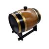 5L Oak Aging Barrels Whiskey Barrel Dispenser Wine Bucket No Leak for Storage Wine & Spirits & Whisky Brown (with baked oak chips) view 3