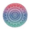Oversize Round Mandala Beach Towel Blanket, Circle Microfiber Bohemian Boho Quick Dry Super Water Absorbent Towel, Hippy Gypsy Yoga Mat Picnic Table Mediation Throw Tapestry with Tassel Ultra ,59 view 3