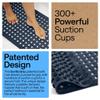 GORILLA GRIP Patented Bath Tub Shower Mat, Machine Washable Bathtub Floor Liner Mats, Suction Cups and Drain Holes to Keep Tubs Clean, Soft on Feet, Bathroom Essentials, 35x16 Inch, Navy Opaque view 3