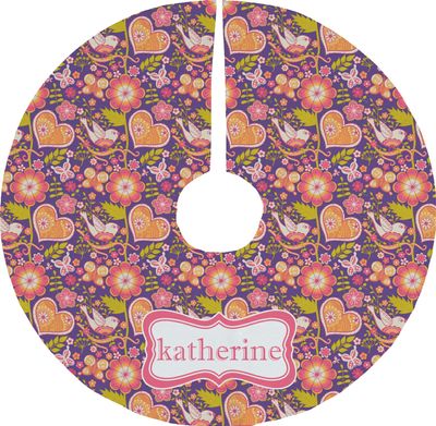 YouCustomizeIt Personalized Birds & Hearts Tree Skirt
