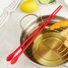Reusable 12" Long Silicone Cooking Chopstick with Spoon & Band Non-Slip, Stainless Steel Core, Non-Scratch Utensil for Tempura, Frying, Hot Pot, BPA-Free, Dishwasher Safe, Made in Korea ( Red ) view 3