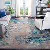 SAFAVIEH Area Rug 8x10 - Madison Collection - Large - Blue & Grey, Modern Boho Abstract Design, Non-Shedding & Easy Cleaning, Ideal for Living Room, Bedroom, Office, Dining Space (MAD440M) view 1