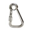 MH GLOBAL Carabiner Spring Snap Hook w/Eyelet+Screw Nut 5pc 5/16 Inch Marine Stainless Steel view 2