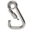 MH GLOBAL Carabiner Spring Snap Hook w/Eyelet+Screw Nut 5pc 5/16 Inch Marine Stainless Steel view 3