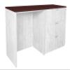 Regency Legacy Top Side Standing Desk/Storage Set, 72" x 23", Mahogany view 1