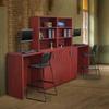 Regency Legacy Top Side Standing Desk/Storage Set, 72" x 23", Mahogany view 2