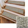 13 Pc 9"x27" - Glacier Falls, Dog Assist Carpet Stair Tread Set | ECONOMICAL Solutions Warm Touch 5/8" Multicolored Fibers with a Twist! view 2
