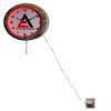 Allis-Chalmers Orange Neon Advertising Clock view 3