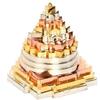 Awaken Your Kundalini Sri Shree Meru Yantra Yantram for Manifesting Abundance, Vaastu Dosh, Chakra Balancing (2" Ashtadhatu 3 Tone Polish) view 2