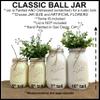 Mason Jar Centerpieces with Flowers, First Communion Centerpieces for Tables, First Communion Centerpieces for Boys, Rustic Mason Jars for Centerpieces, My First Communion Centerpieces, Set of 5 view 4