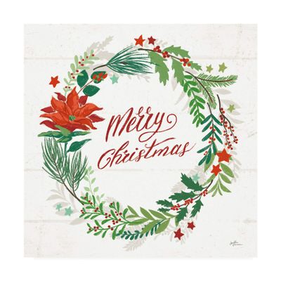 Trademark Fine Art Holiday Joy I Merry Christmas by Janelle Penner, 24x24