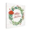 Trademark Fine Art Holiday Joy I Merry Christmas by Janelle Penner, 24x24 view 2