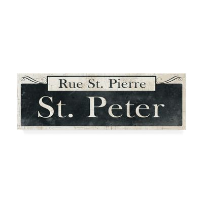 Trademark Fine Art French Quarter Sign III by Wild Apple Portfolio, 6x19