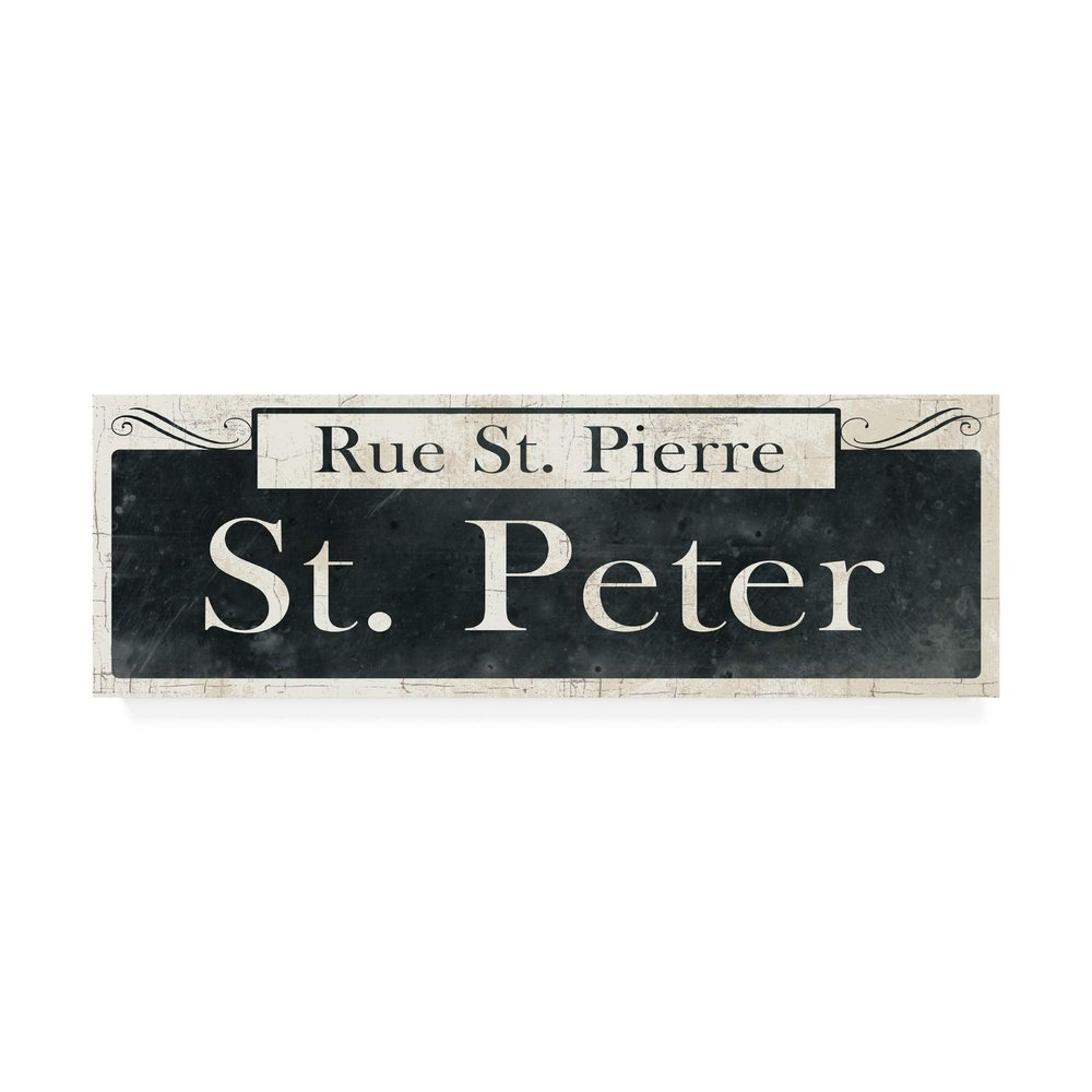 Trademark Fine Art French Quarter Sign III by Wild Apple Portfolio, 6x19