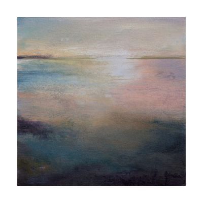 Trademark Fine Art Listen to The Silence Abstract by Karen Hal, 14x14
