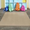 Flagship Carpet 6' x 9' Kids Nylon Ameristrong School Classroom Rug, Almond - Rectangle view 2