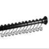 Utopia Alley HK1BK Deco Flat Double Roller Shower Curtain Hooks; Black view 3