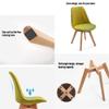 Wooden Dining Chair,Open Back No Armchairs Ergonomicfor Kitchen Dining Chair Armchair Living Family Room Kitchen Bed Bedroom Porch Patio Balcony Decor Furniture view 3