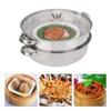 2-Layer Stainless Steel Steamer Pot Cooker Cookware Double Boiler Soup Cooking Pot Rice Cooker, Double Boilder, Stack, Steam Soup Pot Steamer Home Kitchen view 4