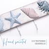 TideAndTales Beach Decor Seashell Wall Hooks Towel Rack for Bathroom, Bedroom or Kitchen | 4 Strong Hooks | Ocean Theme Beach House Decor view 4
