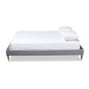 Baxton Studio Bed Frame, Double, Gray view 4
