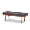 Baxton Studio Benches, One Size, Charcoal view 1