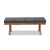 Baxton Studio Benches, One Size, Charcoal view 4