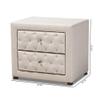 Baxton Studio Nightstands, One Size, Light Beige view 3