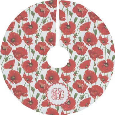 YouCustomizeIt Personalized Poppies Tree Skirt
