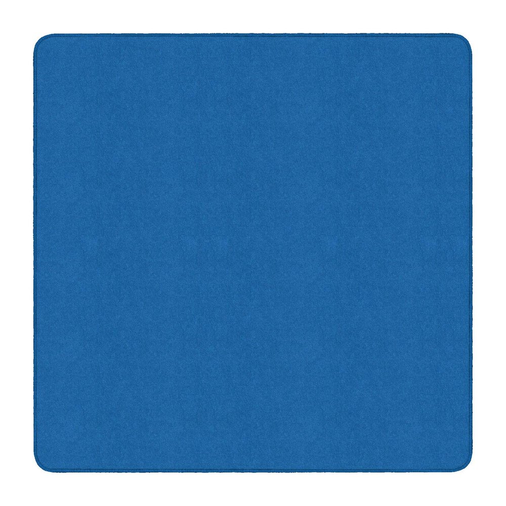 Flagship Carpet Amerisoft School Classroom Square Rug, Royal Blue - 6' x 6'