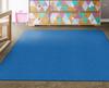 Flagship Carpet Amerisoft School Classroom Square Rug, Royal Blue - 6' x 6' view 2