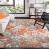 SAFAVIEH Area Rug 8x10 - Madison Collection - Large - Grey & Orange, Boho Abstract Distressed Design, Non-Shedding & Easy Cleaning, Ideal for Living Room, Bedroom, Office, Dining Space (MAD425H) view 1