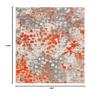SAFAVIEH Area Rug 8x10 - Madison Collection - Large - Grey & Orange, Boho Abstract Distressed Design, Non-Shedding & Easy Cleaning, Ideal for Living Room, Bedroom, Office, Dining Space (MAD425H) view 2