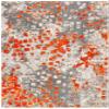 SAFAVIEH Area Rug 8x10 - Madison Collection - Large - Grey & Orange, Boho Abstract Distressed Design, Non-Shedding & Easy Cleaning, Ideal for Living Room, Bedroom, Office, Dining Space (MAD425H) view 4