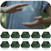 Cedar and Ink Set of 10 Large Hexagon Sign Blanks - Wedding Shower DIY Glass Tiles with Stand for Acrylic Table Numbers 1-20 (5.5" - Pack of 10) view 1