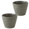 minoru touki Gray Speckled Soba Chiyohisa Ashes 8.6~6.9cm Set of 2 3.44H2.76in 5.29oz view 1