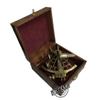9" Ancient Maritime History Ruler Telescopic Sextant w/ Hardwood Case view 4
