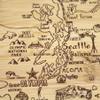 Totally Bamboo A Slice of Life Washington State Serving and Cutting Board, 11" x 8.75" view 4
